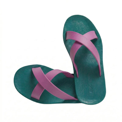 Lili - Green / Lavender