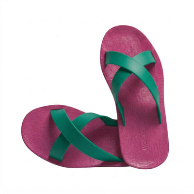 Lili - Hot Pink / Green