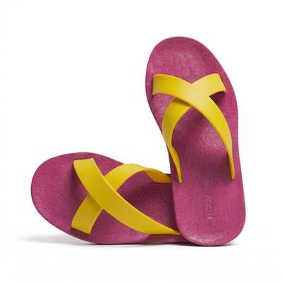 Lili - Hot Pink / Yellow