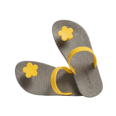 Muse - Flower / Grey - Yellow