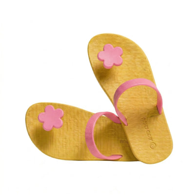 Muse - Flower / Yellow - Light Pink
