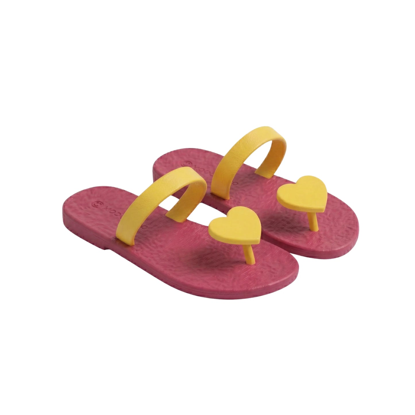 view:side;variant:heart|hot pink - yellow