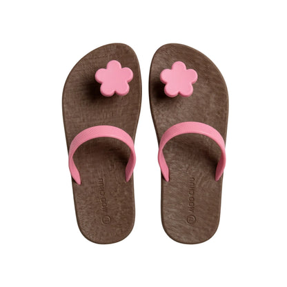 view:top;variant:flower|brown - light pink