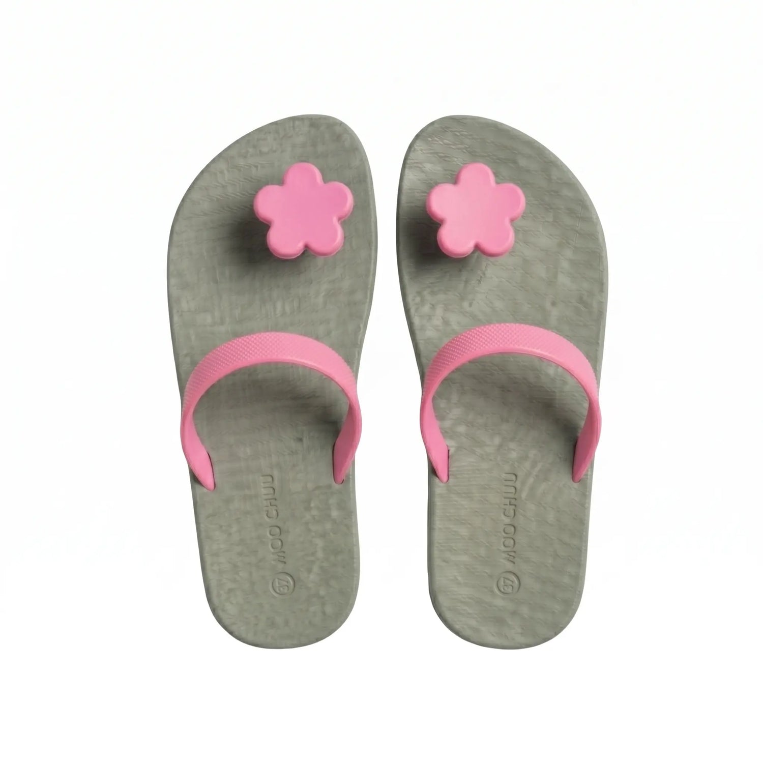 view:top;variant:flower|grey - light pink