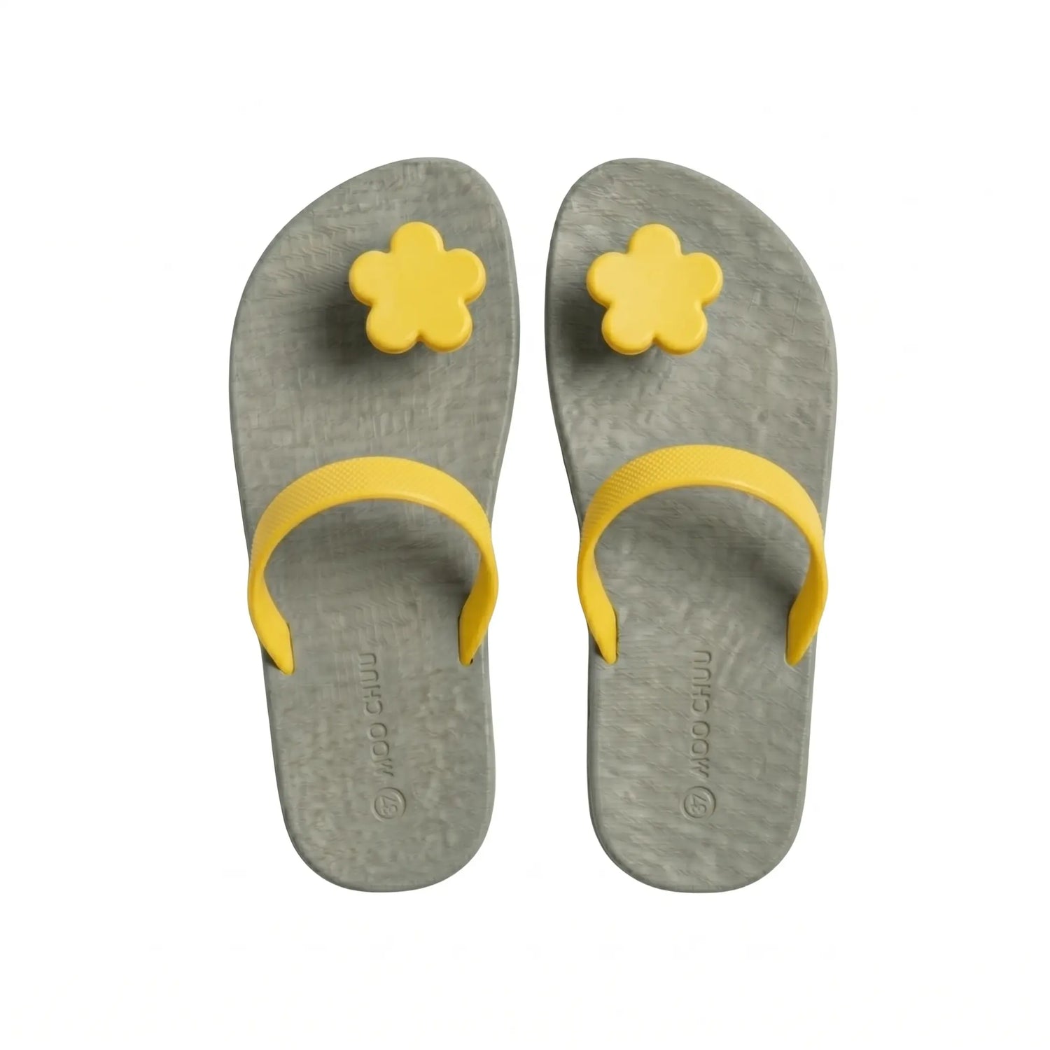 view:top;variant:flower|grey - yellow