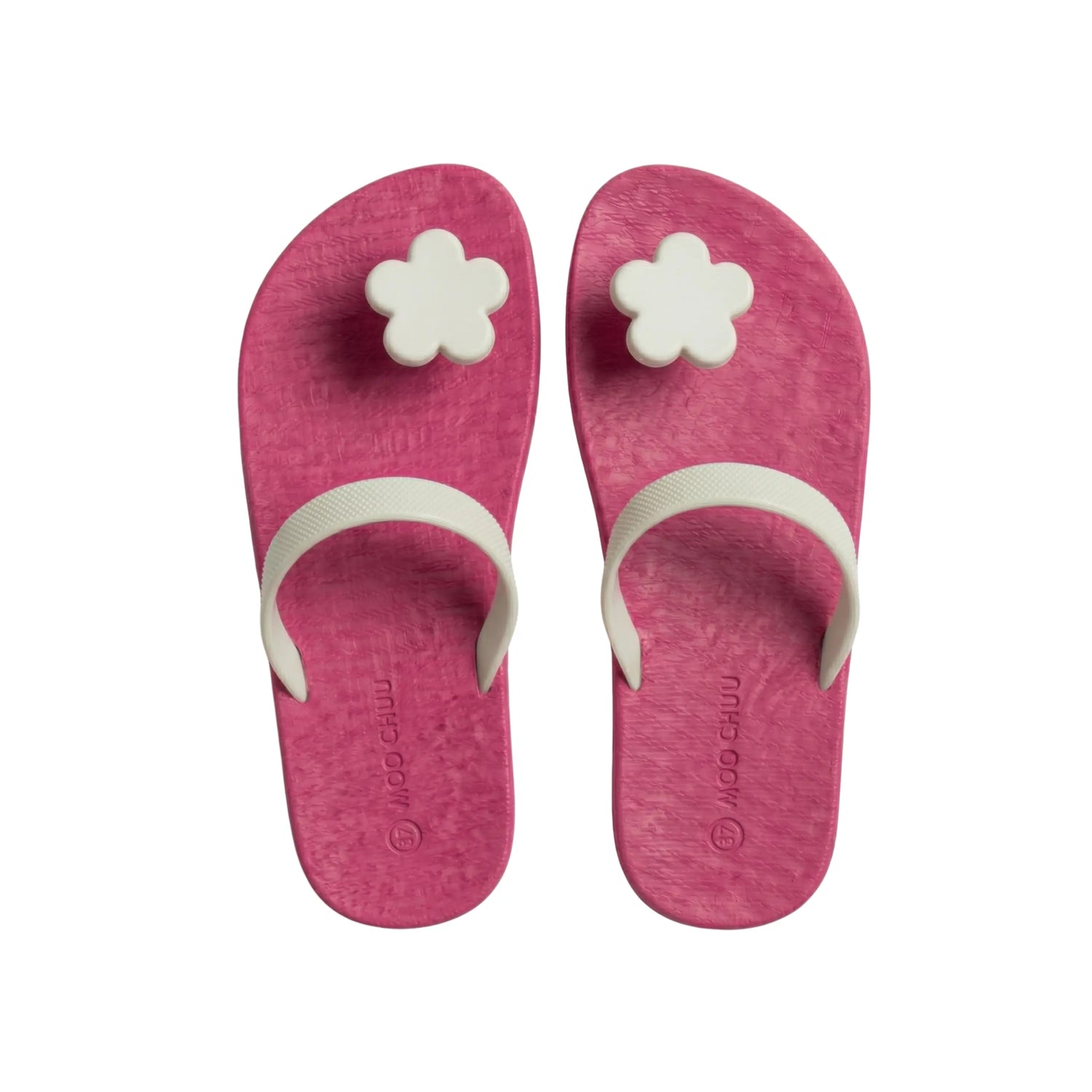 view:top;variant:flower|hot pink - white