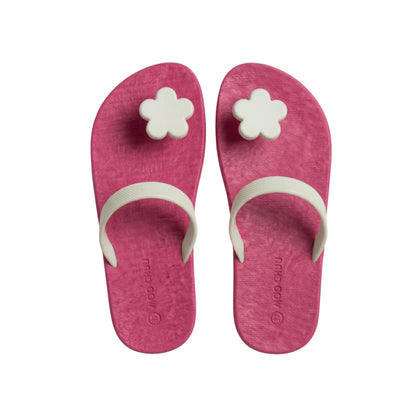 view:top;variant:flower|hot pink - white
