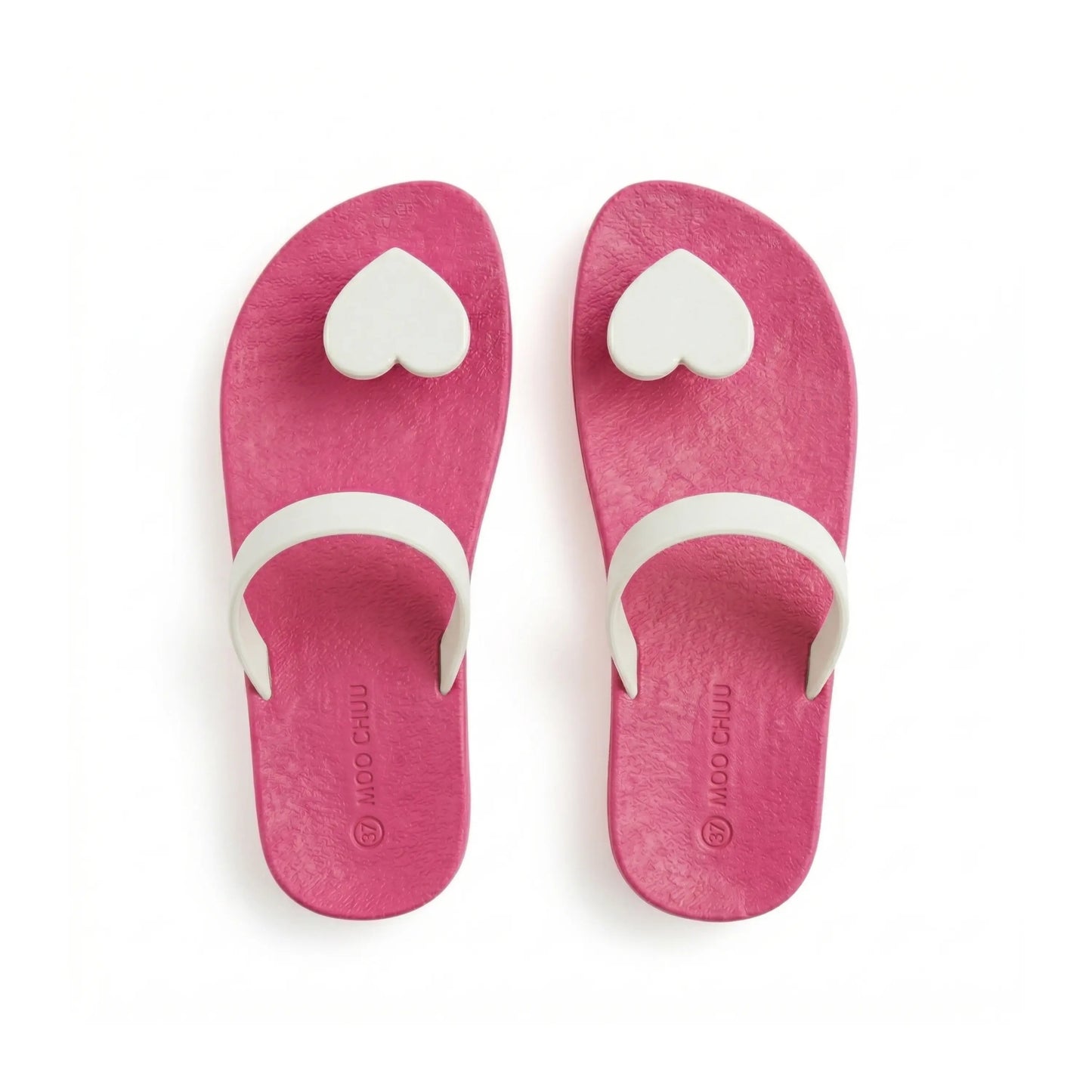 view:top;variant:heart|hot pink - white