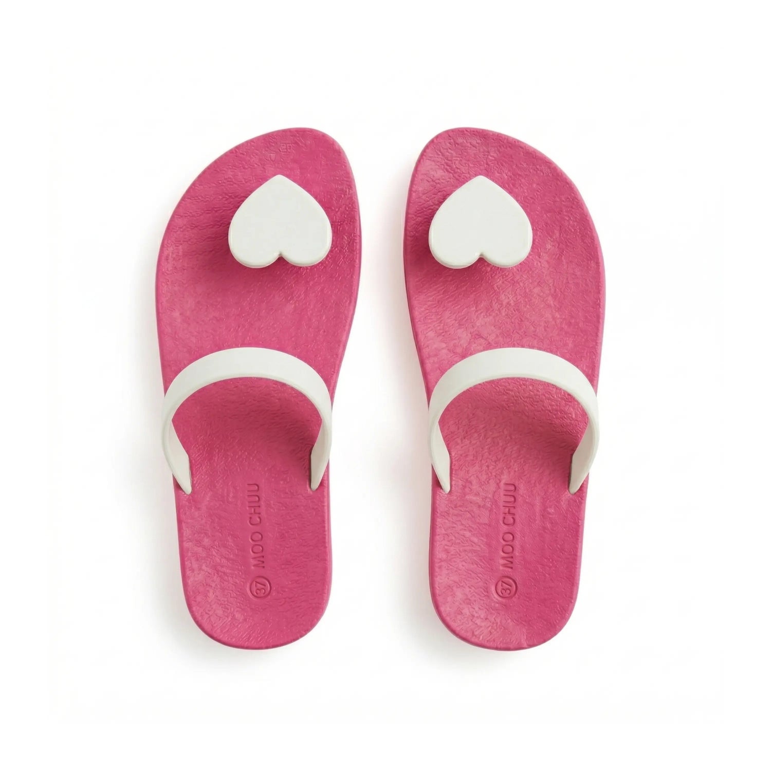 view:top;variant:heart|hot pink - white