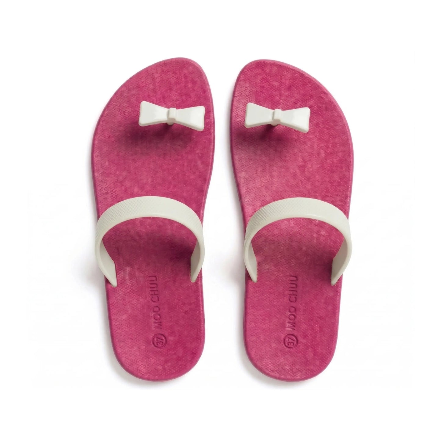 view:top;variant:ribbon|hot pink - white