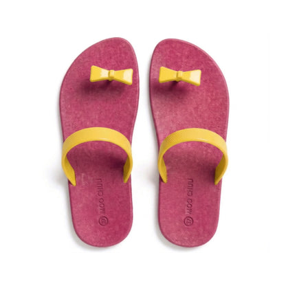 view:top;variant:ribbon|hot pink - yellow