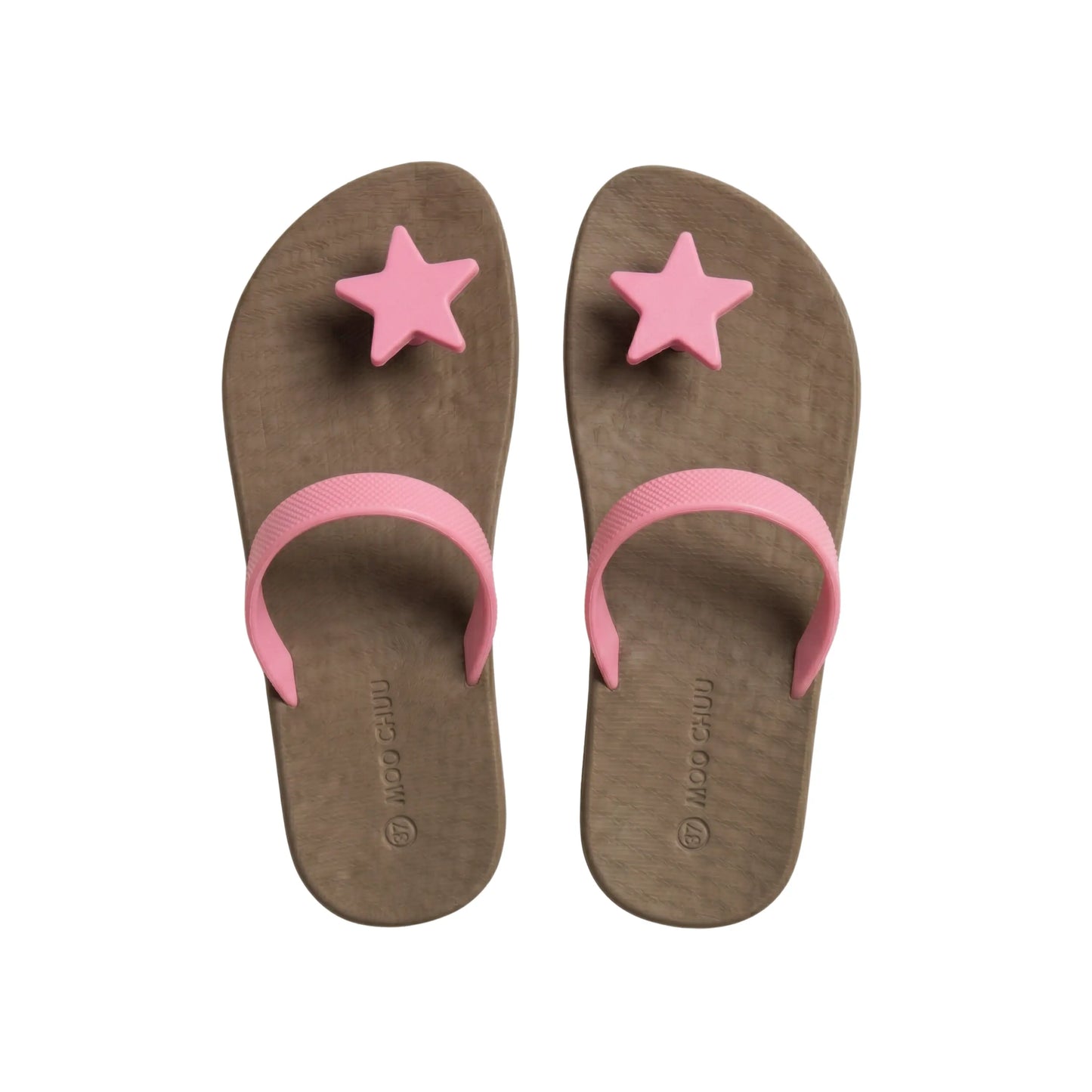 view:top;variant:star|brown - light pink
