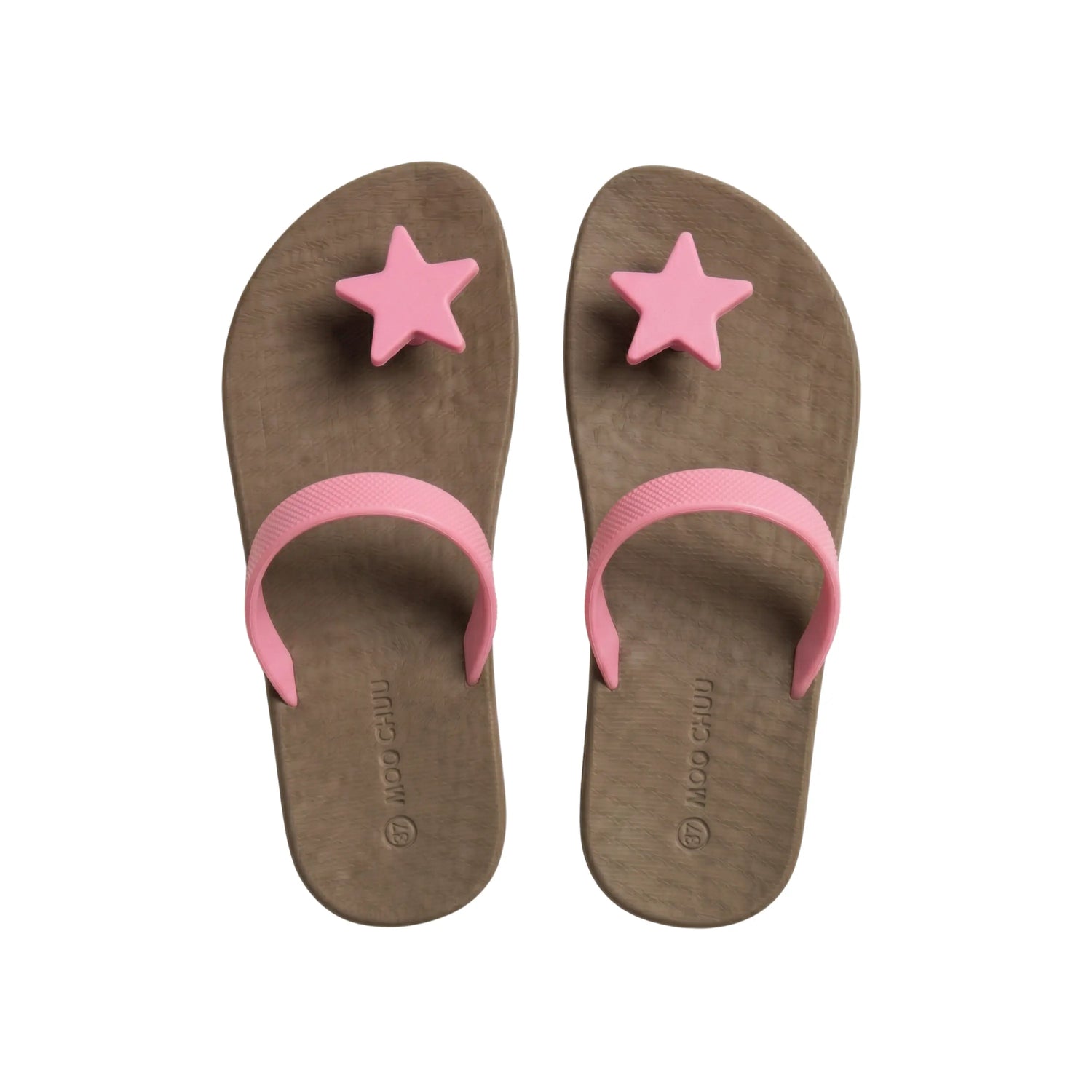 view:top;variant:star|brown - light pink