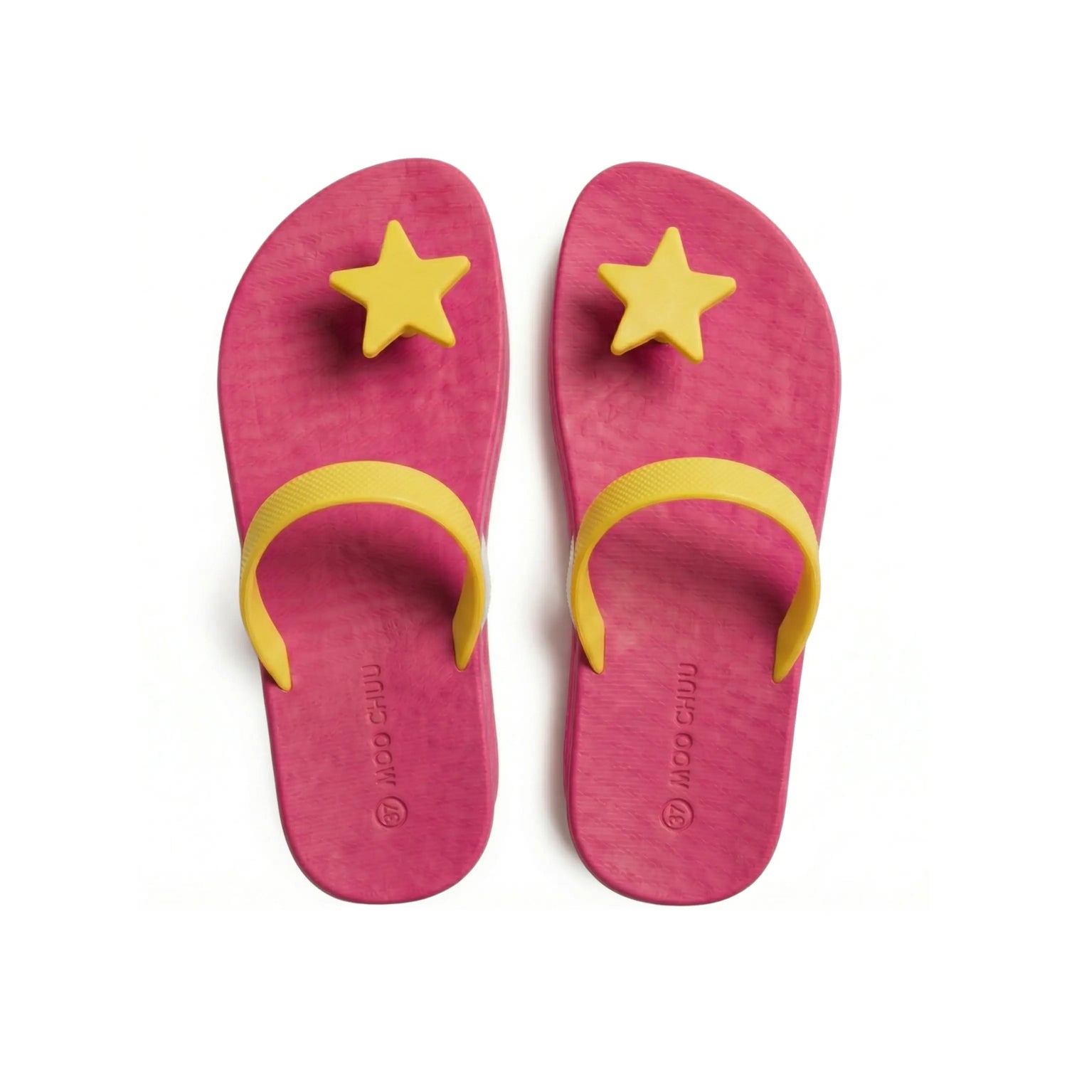 view:top;variant:star|hot pink - yellow
