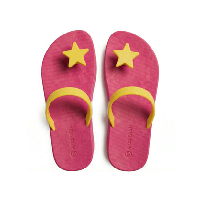 view:top;variant:star|hot pink - yellow